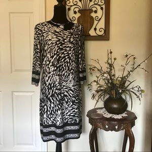AA Studio Black & White Career Dress Sz 12